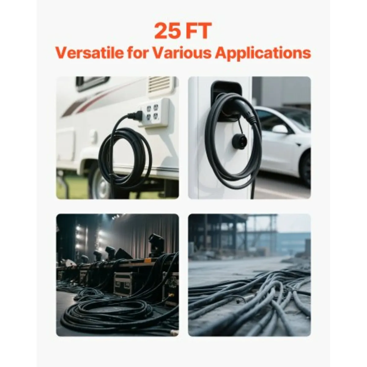 25 FT(7.62 m) 6AWG (16 mm²) Premium Electrical Pow - Image 4