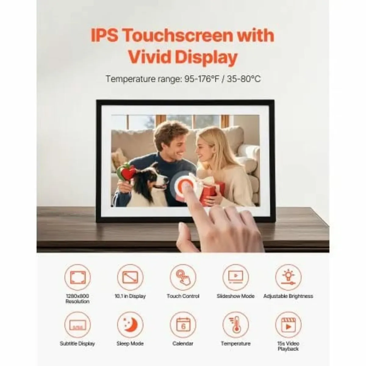 260x180 mm (10 inch) Digital Picture Frame 32GB To - Image 4