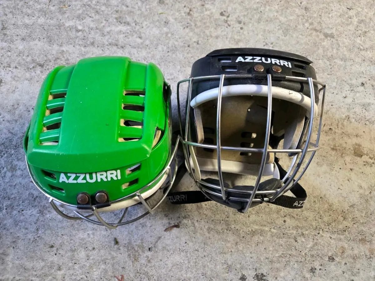 2 hurling helmets - Image 1