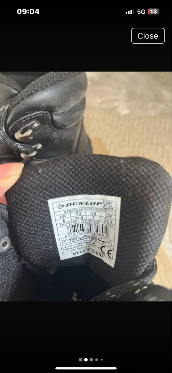 Dunlop Steel toe cap work boots - Image 2