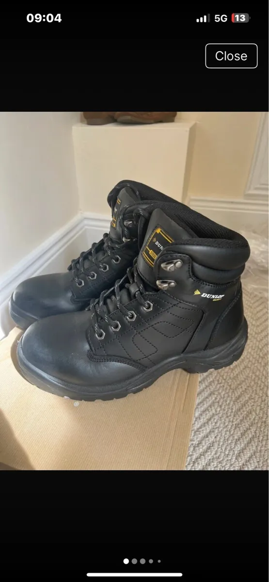 Dunlop Steel toe cap work boots - Image 3