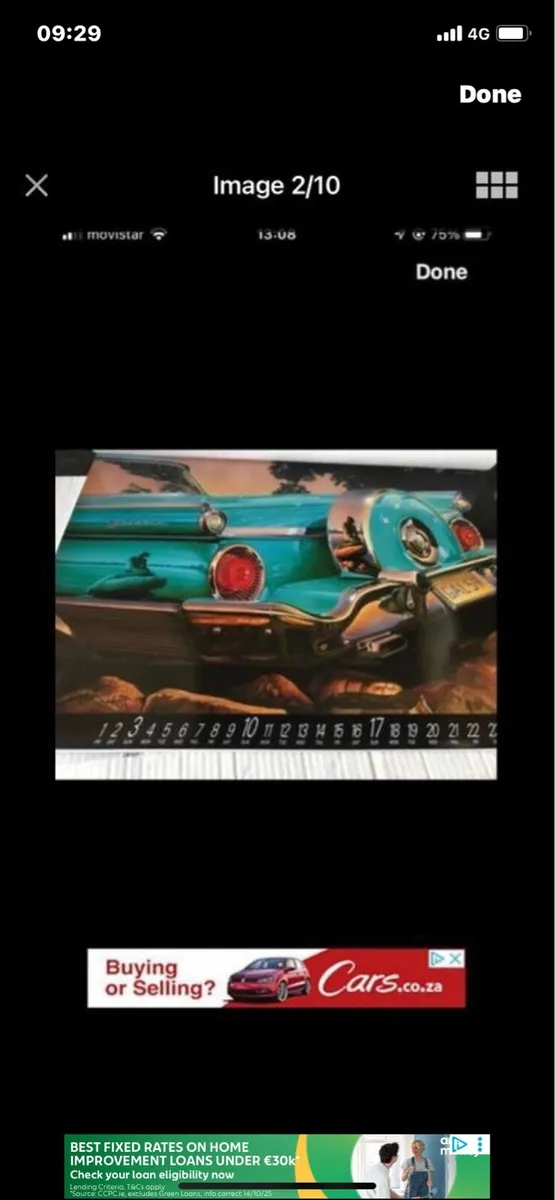 American Classic Cars- Henry Ford Calendar 1991 - Image 3