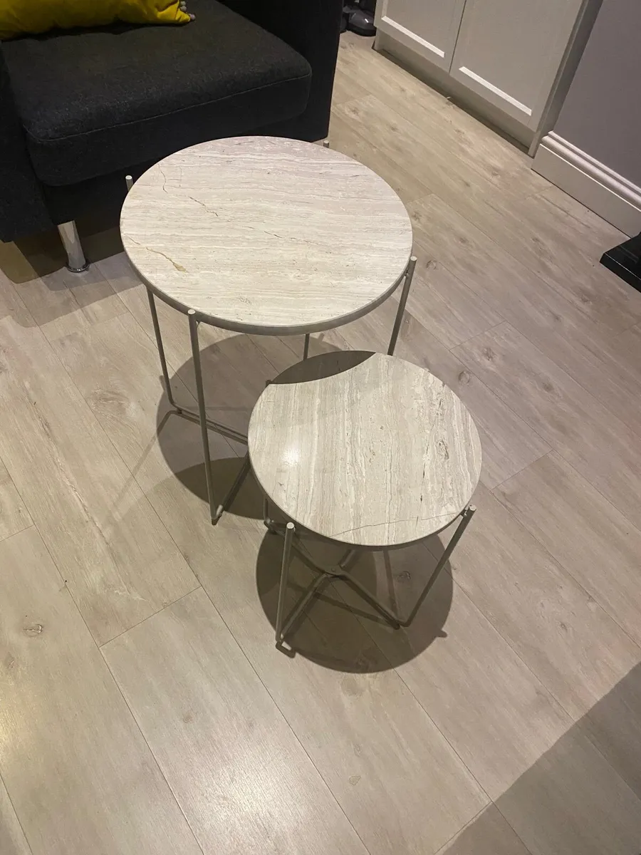 Marble top tables - Image 2