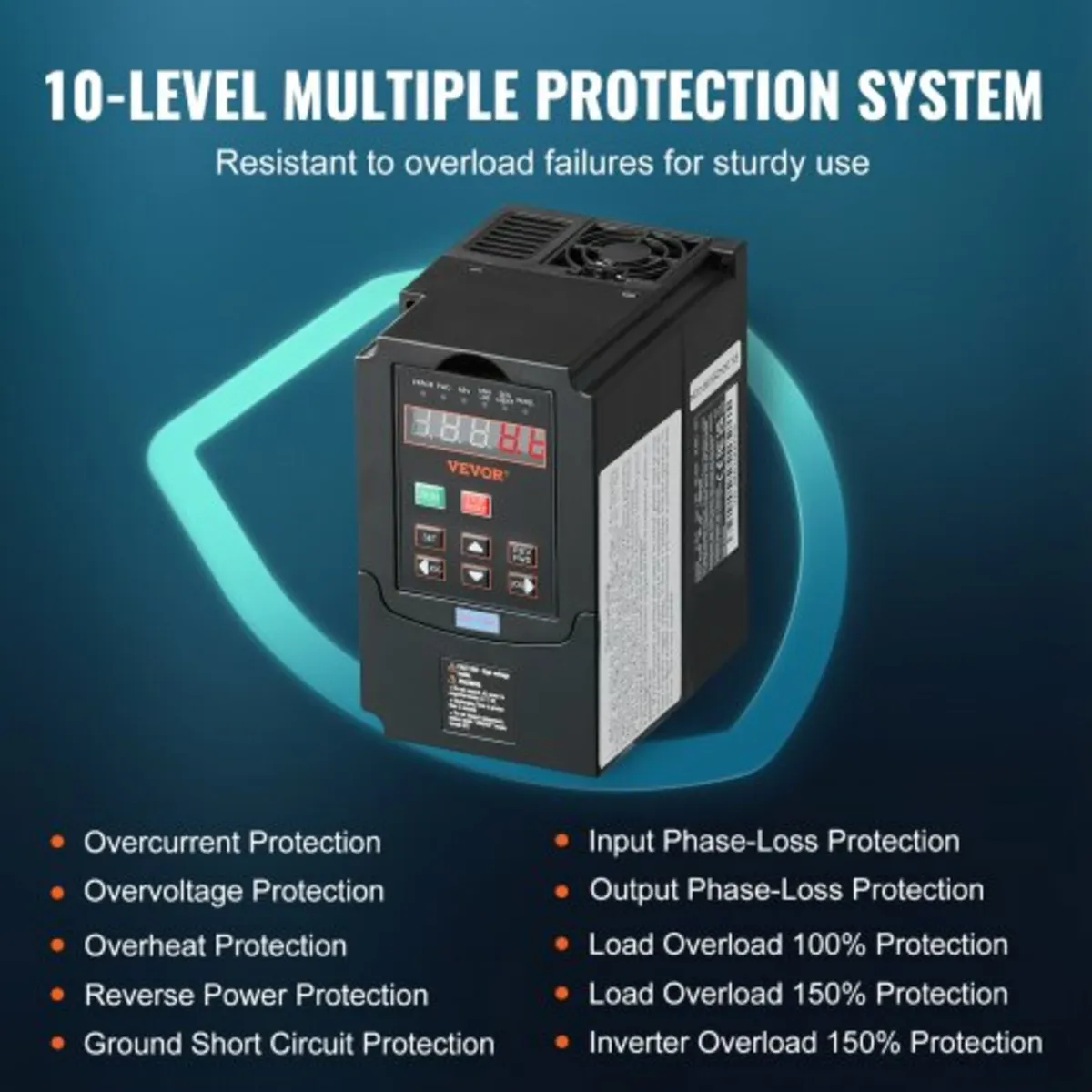 VFD 2HP, 1.5KW, 7.5Amps 220V 1 or 3 Phase Input to - Image 3