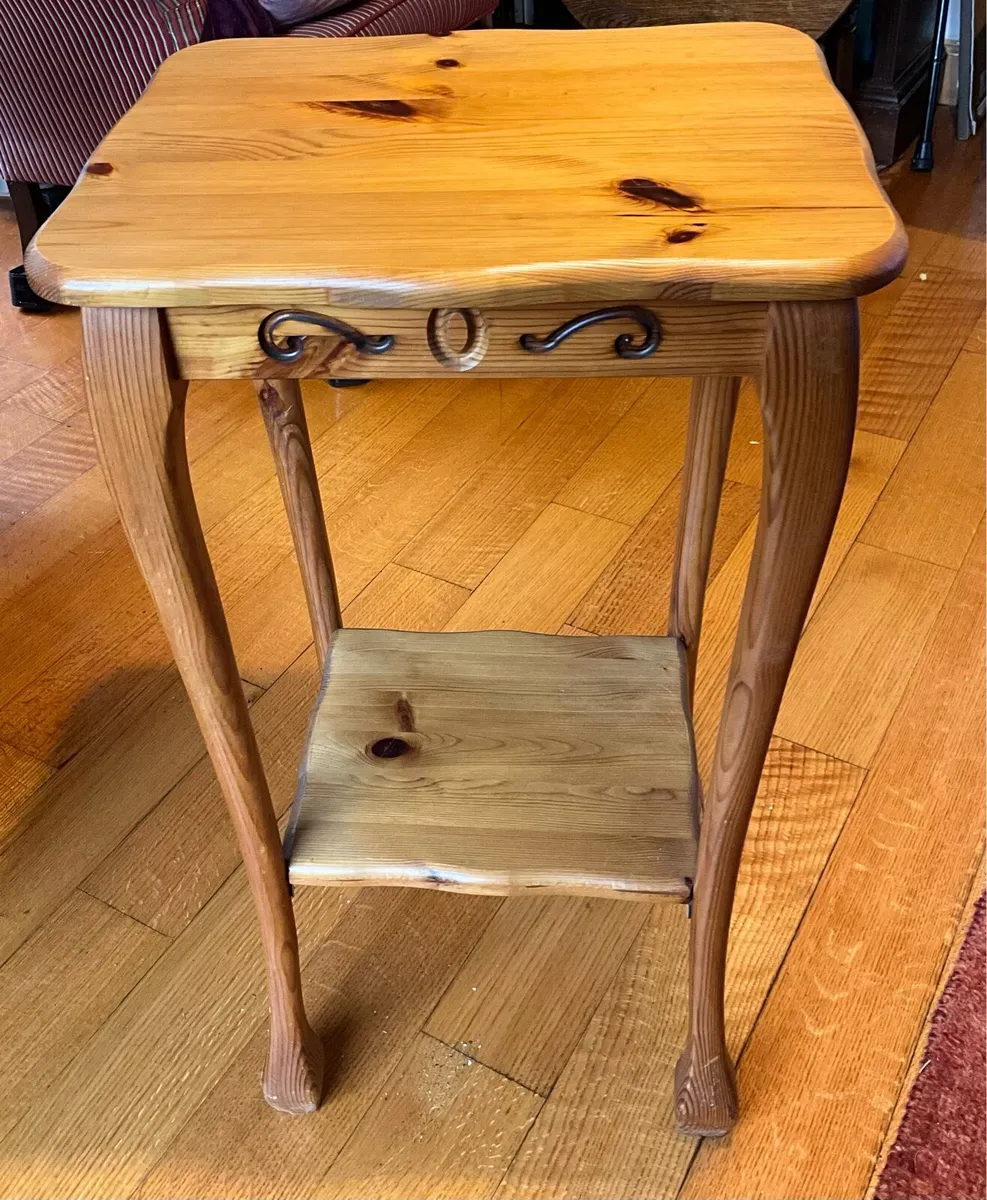 Occasional,Carved Wood Table - Image 1