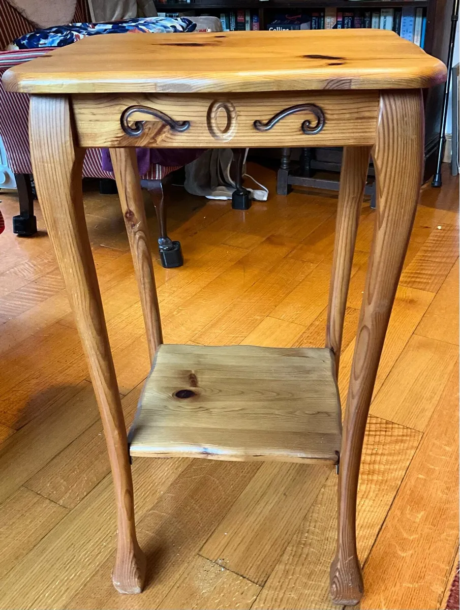 Occasional,Carved Wood Table - Image 2
