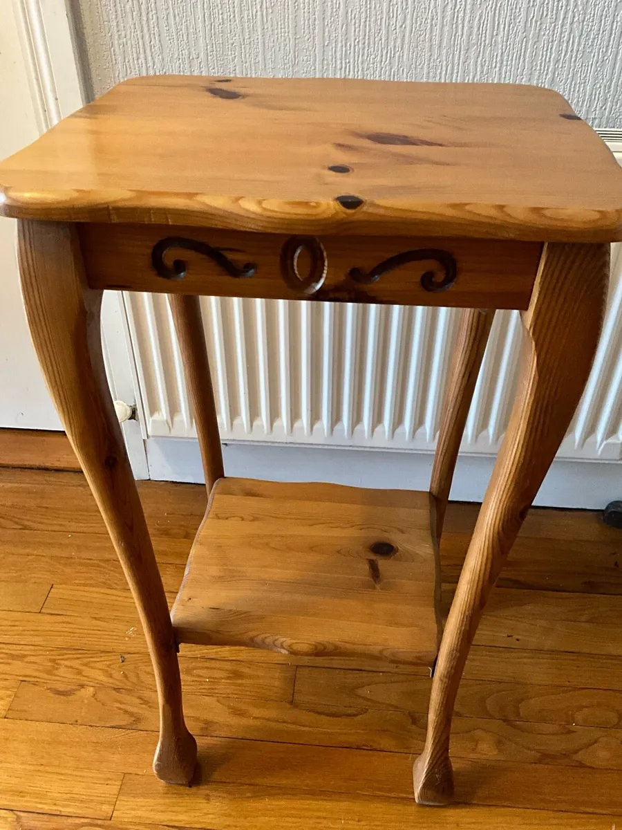 Occasional,Carved Wood Table - Image 3