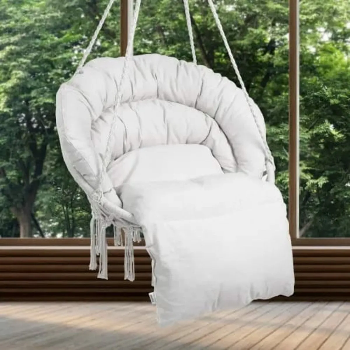 Hanging Hammock Swing Chair, 330 Lbs Capacity, Mac - Image 2