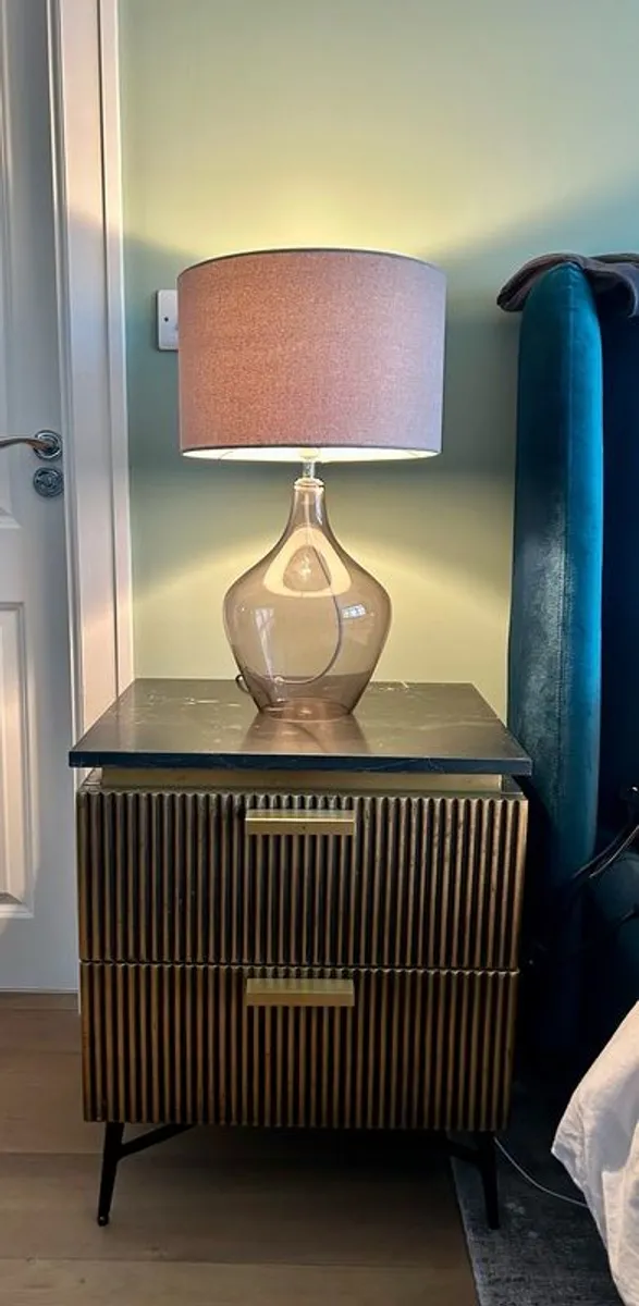 Modern Glass Table Lamp - Image 1