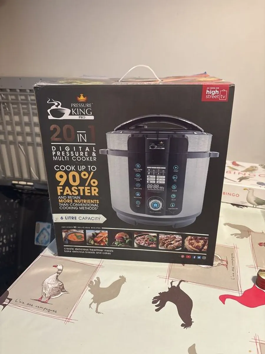 Brand New 6L Pressure & 20 in 1 Multi Cooker - Image 1