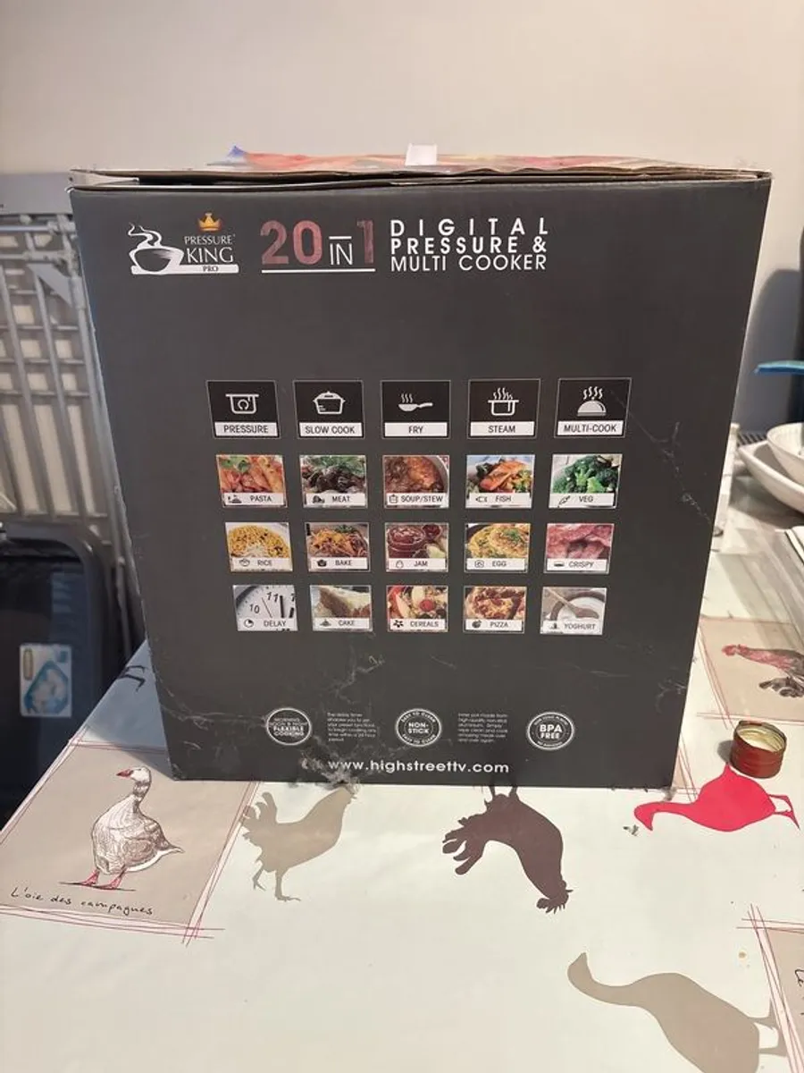 Brand New 6L Pressure & 20 in 1 Multi Cooker - Image 2