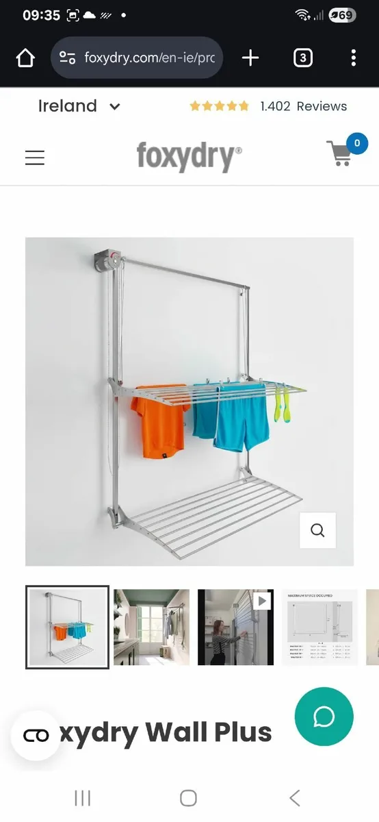 Wall Mounted Drying rack - Image 1