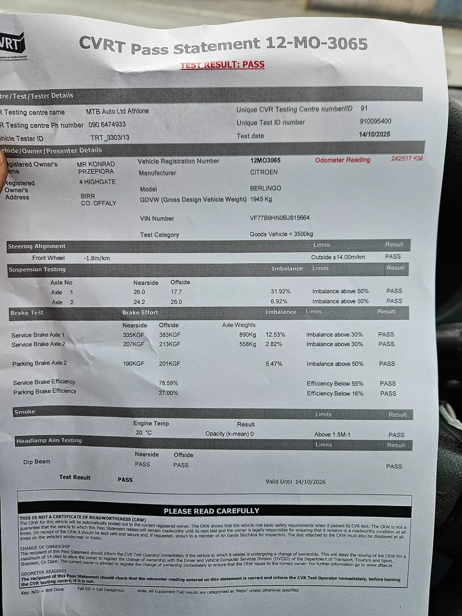 Citroen Berlingo 2012 - Image 2