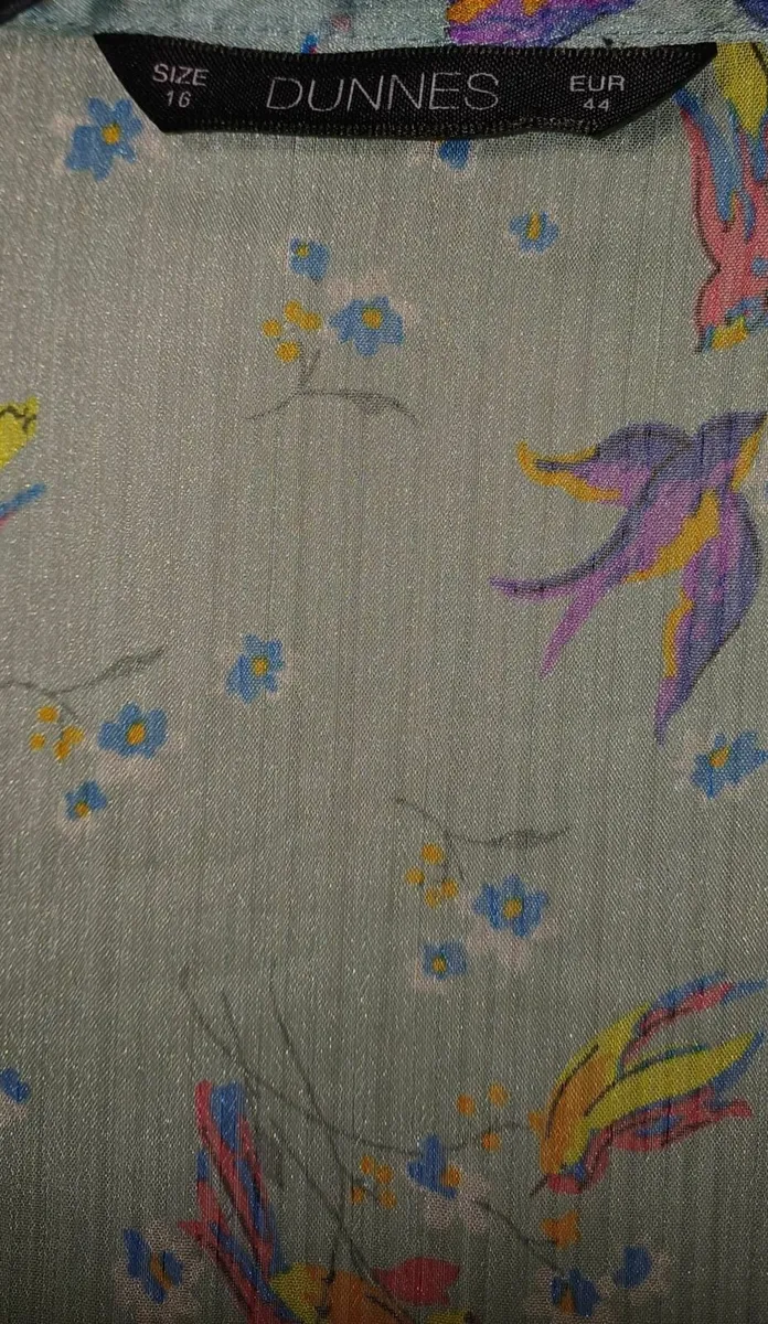 Colourful birds long sleeve blouse - Image 3