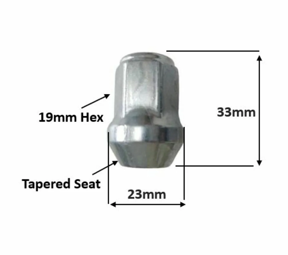24 x Black Ford Ranger Wheel Nuts - Delivery - Image 2