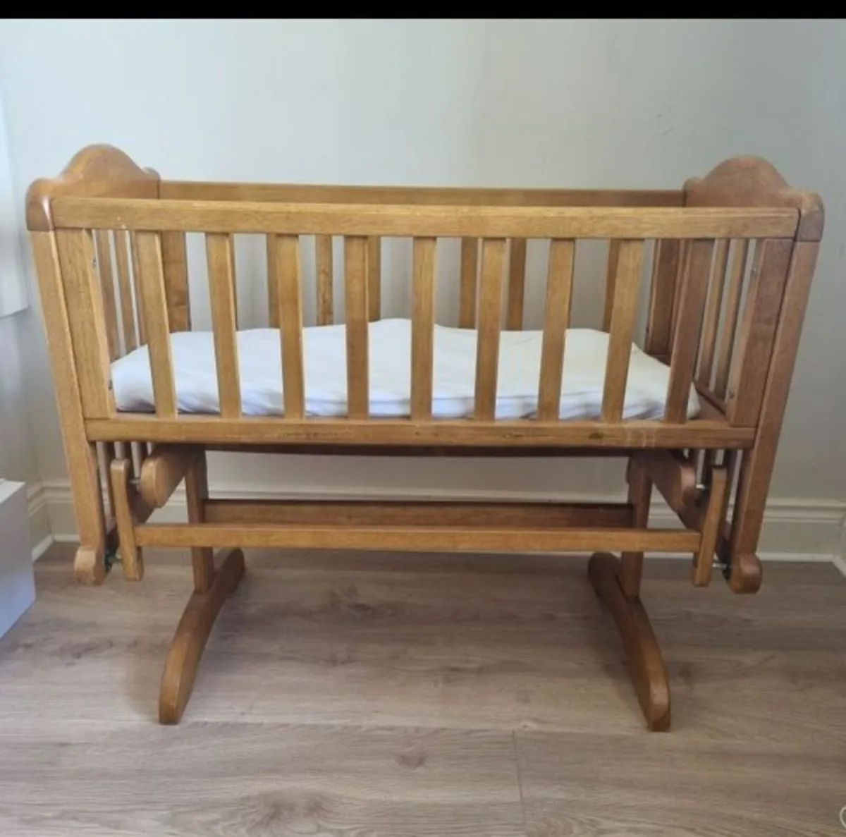 Wooden Rocking Crib - Image 1
