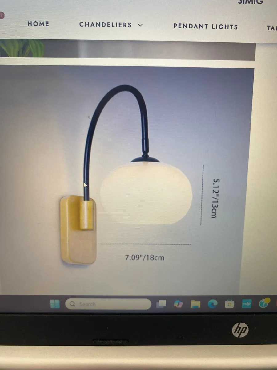 A Pair of Mid Century Modern Lights - Image 2