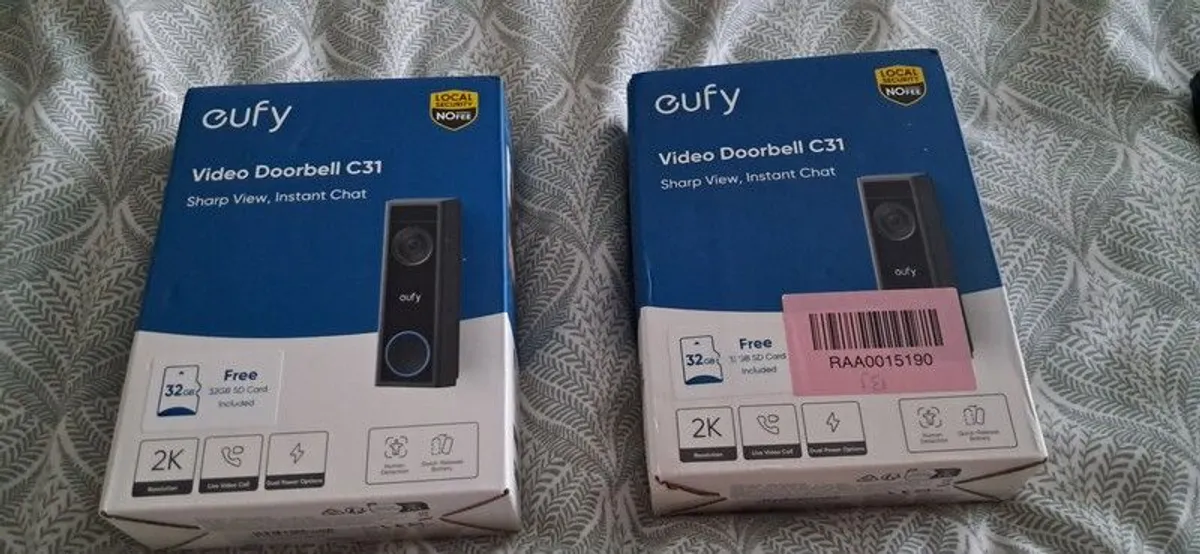 Eufy camera doorbell - 2 to sell. Purchased but never used. - Image 3