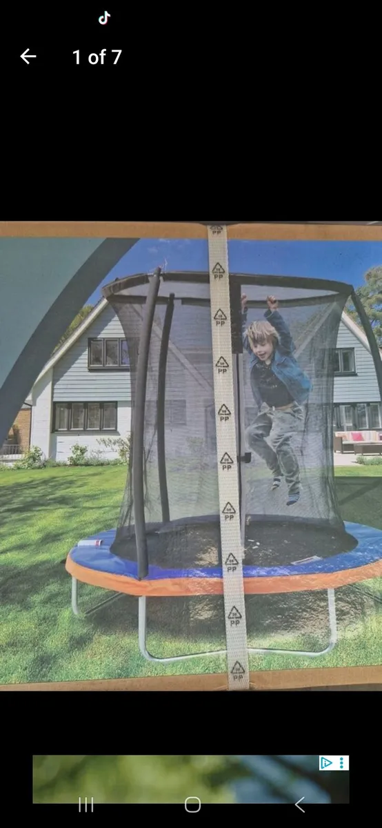 6 ft trampoline with enclosure, Brand new in box - Image 1
