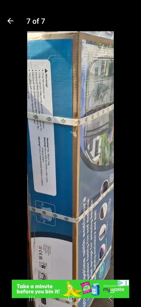 6 ft trampoline with enclosure, Brand new in box - Image 3