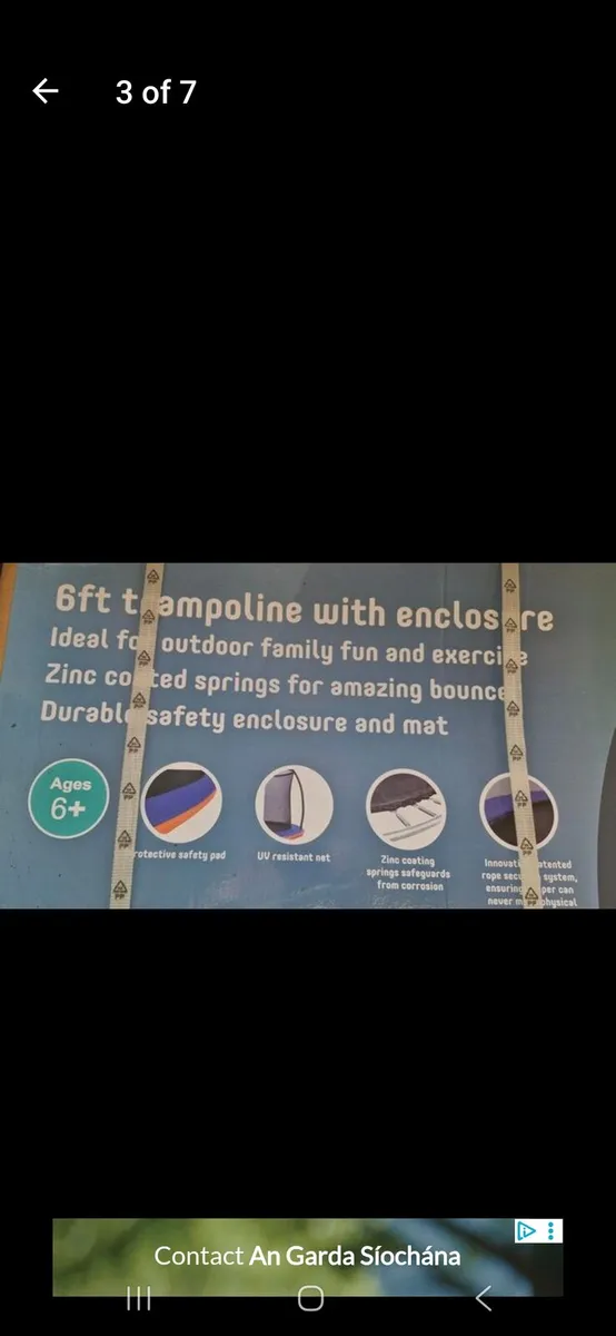 6 ft trampoline with enclosure, Brand new in box - Image 4