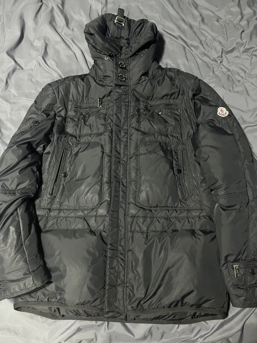 Moncler black jacket - Image 1