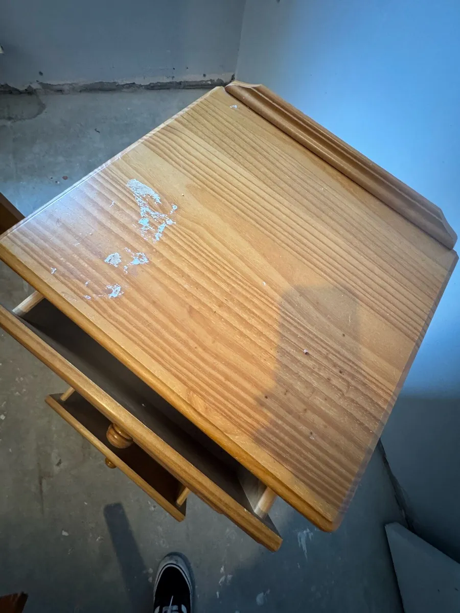 Wooden side locker - Image 2