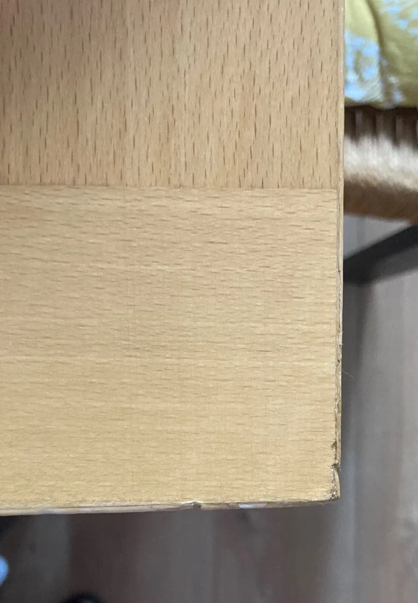 Extendable beech veneer dining table - Image 3