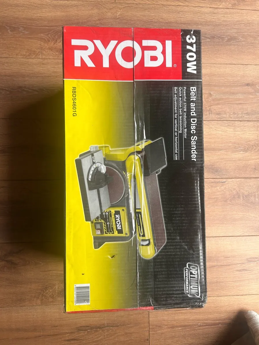 Ryobi 370W Belt and Disc Sander - Unopened Brand N - Image 1
