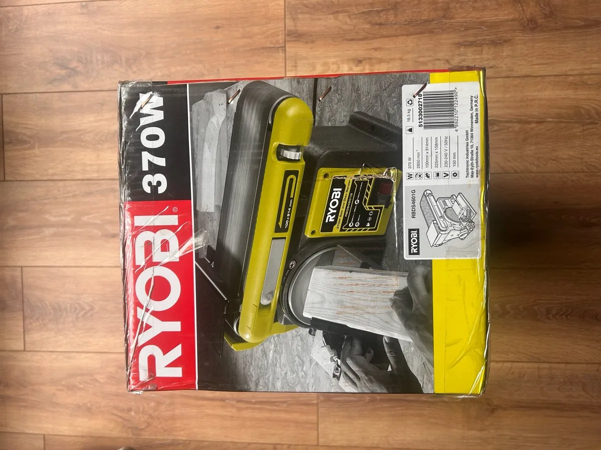 Ryobi 370W Belt and Disc Sander - Unopened Brand N - Image 3