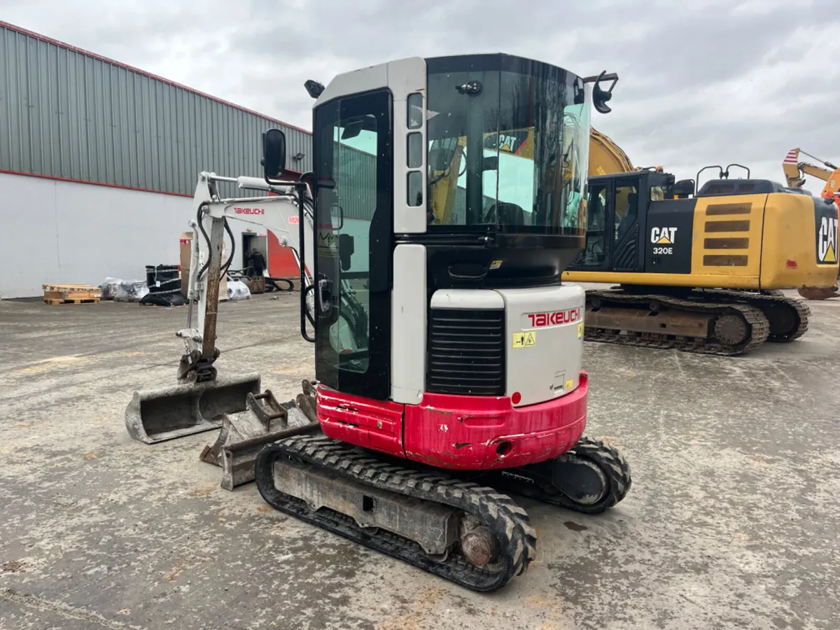 Takeuchi TB23R Mini Excavator - Image 3