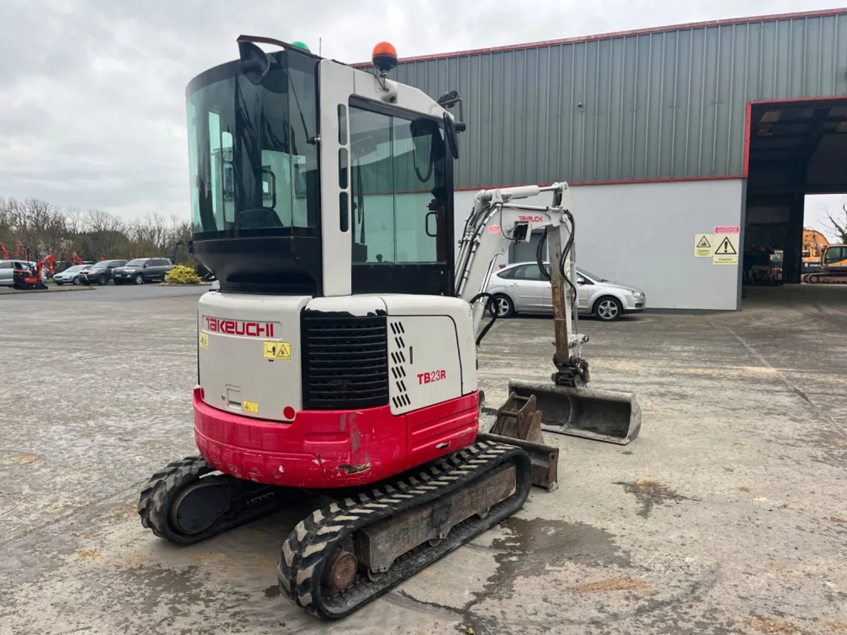 Takeuchi TB23R Mini Excavator - Image 4