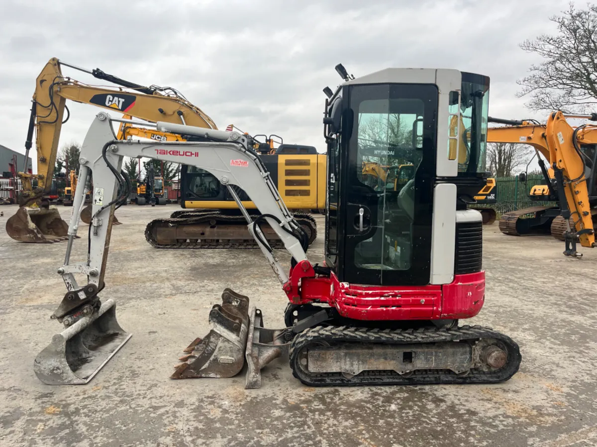 Takeuchi TB23R Mini Excavator - Image 1