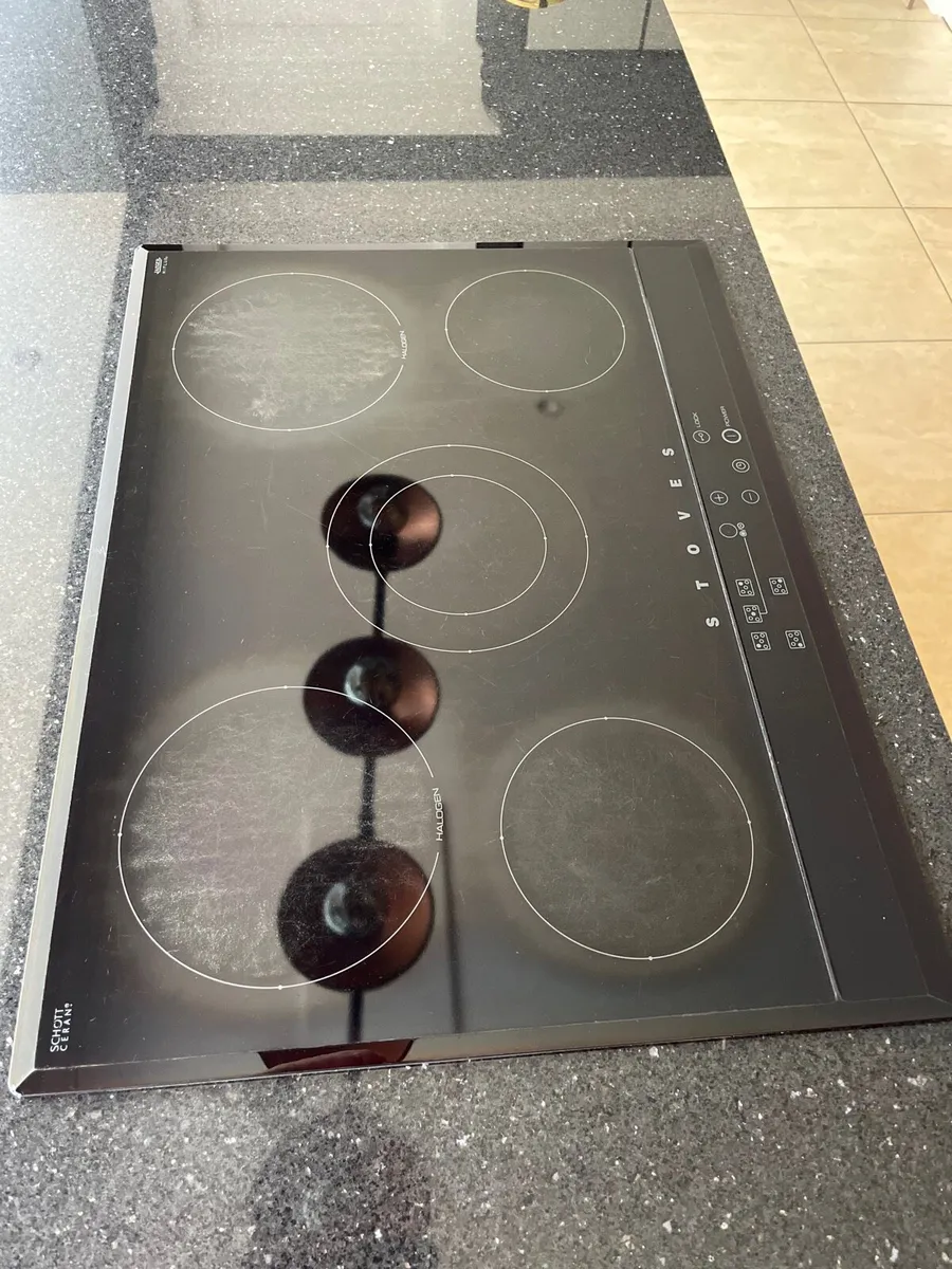 Ceramic 5 ring Halogen cooker hob. - Image 3