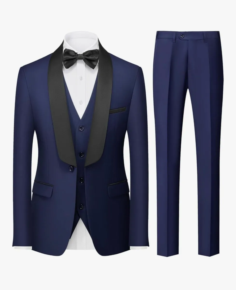 Mens navy tux - Image 1