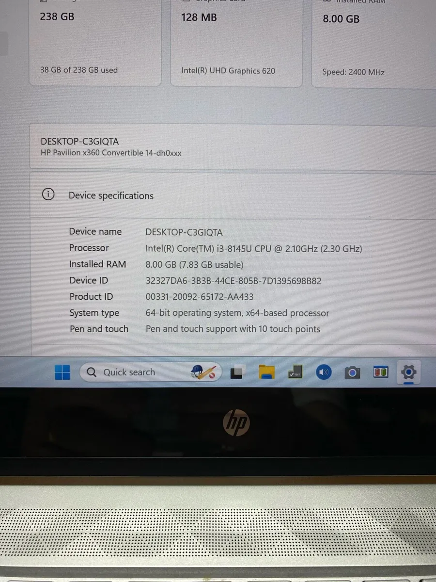 Hp laptop 2n1 Touchscreen - Image 4
