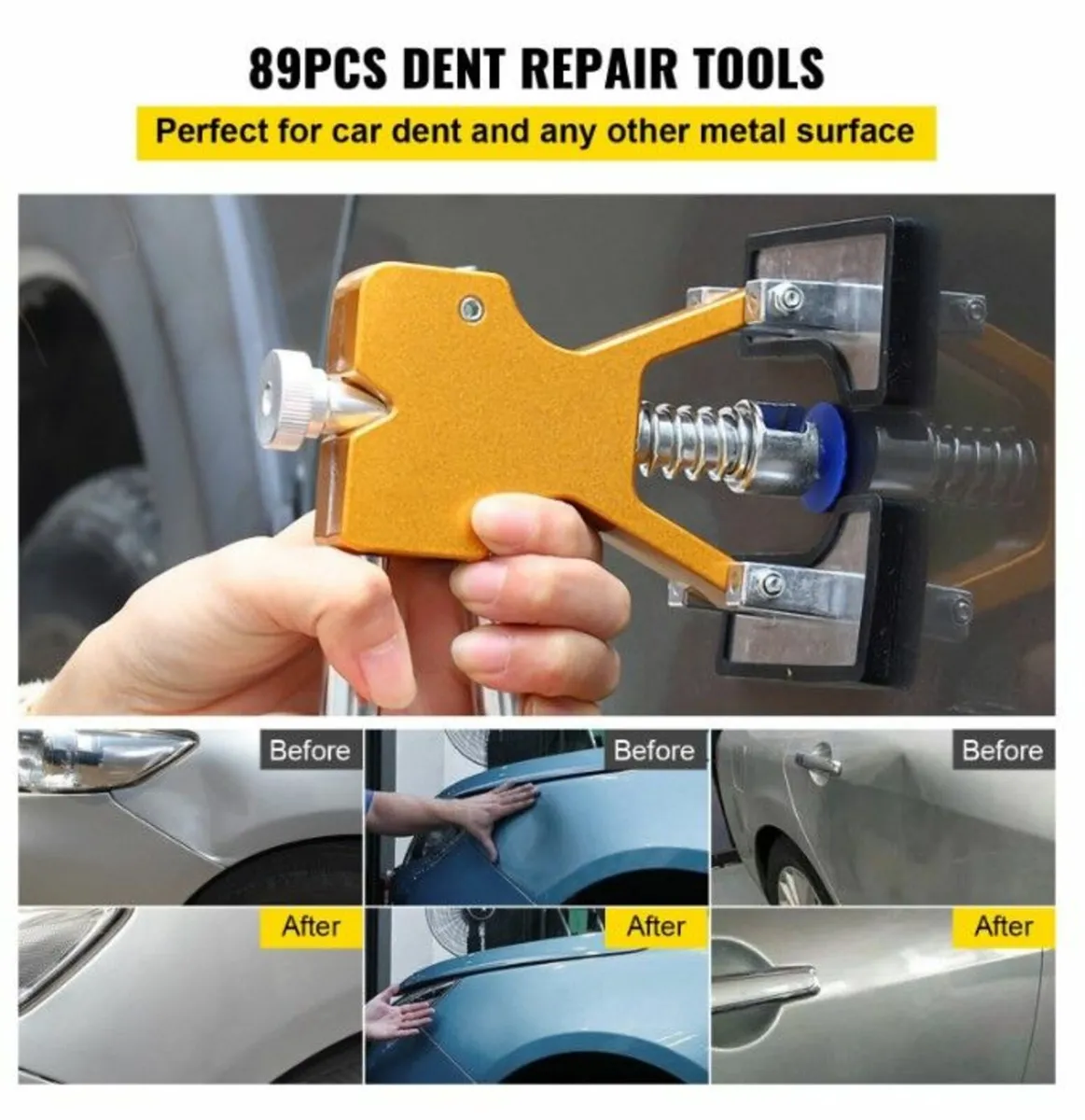 89 Pcs Paintless Dent Repair Tools Led Baffle Kit - Image 2