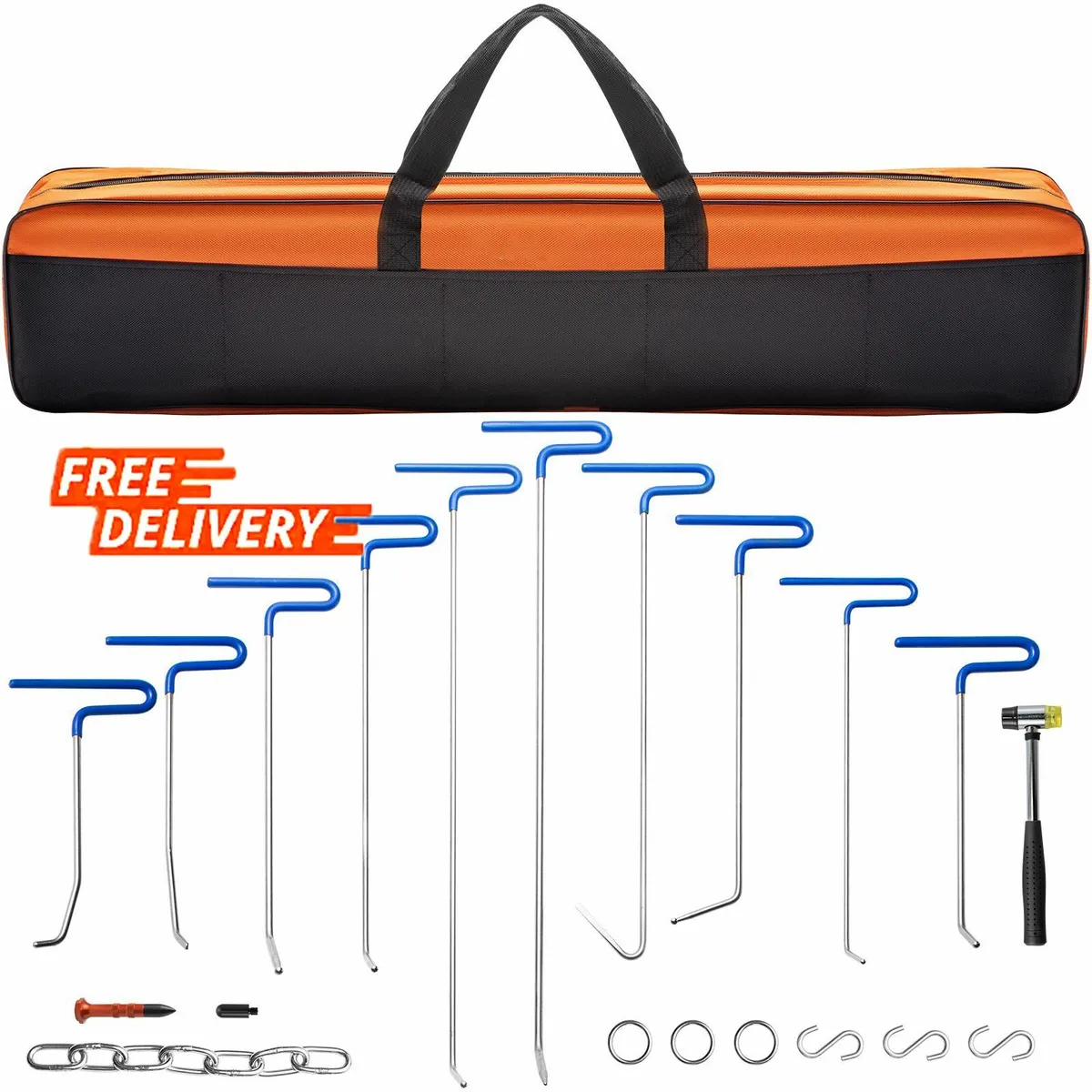 20 Pcs Stainless Steel Paintless Dent Repair Rods - Image 1