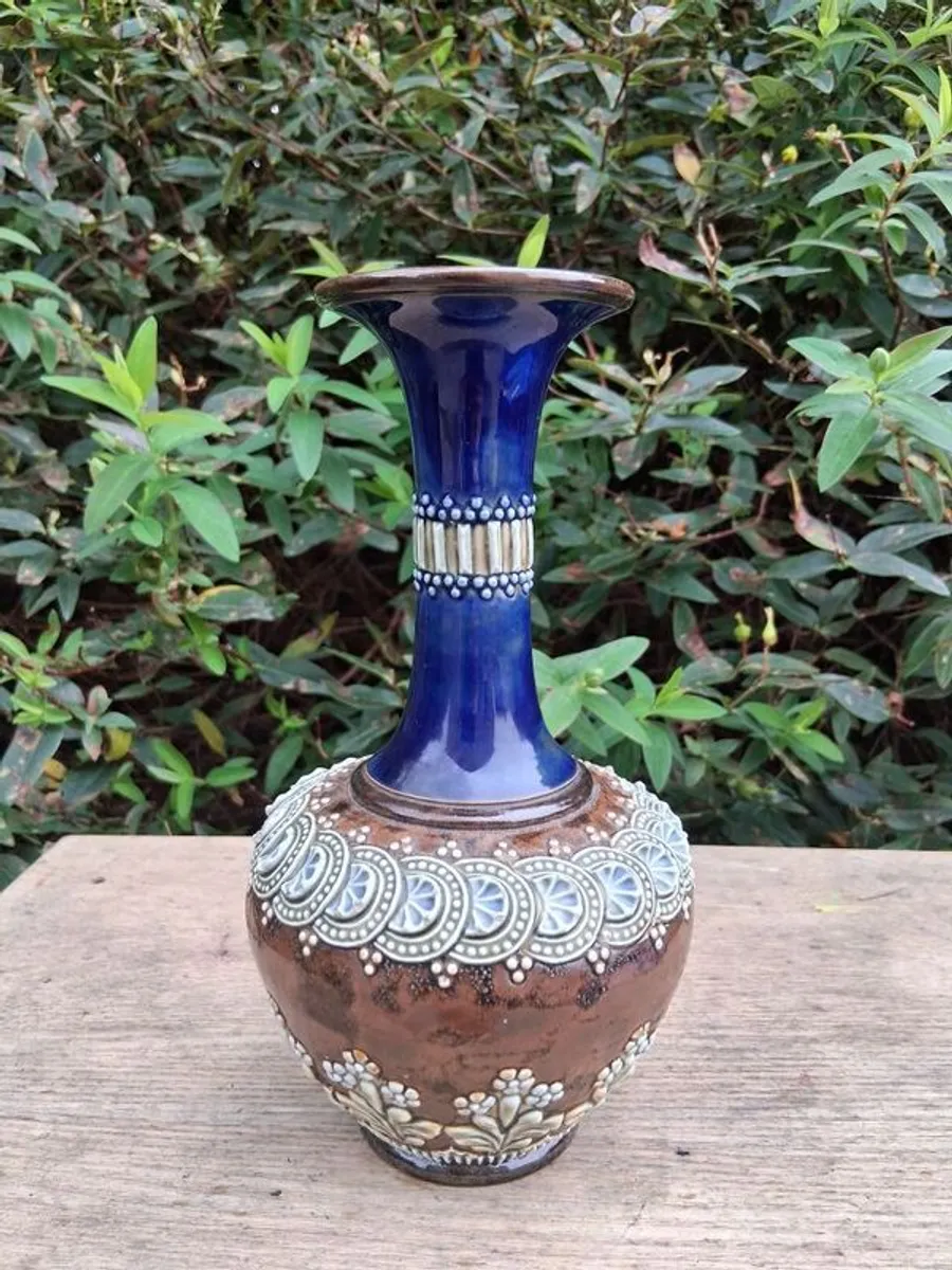 Florrie James Art Nouveau Doultan Lambeth Vase - Image 1