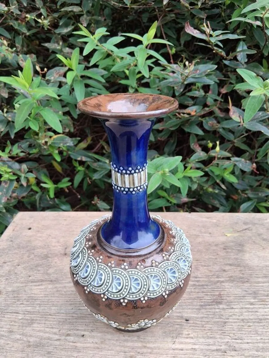 Florrie James Art Nouveau Doultan Lambeth Vase - Image 3