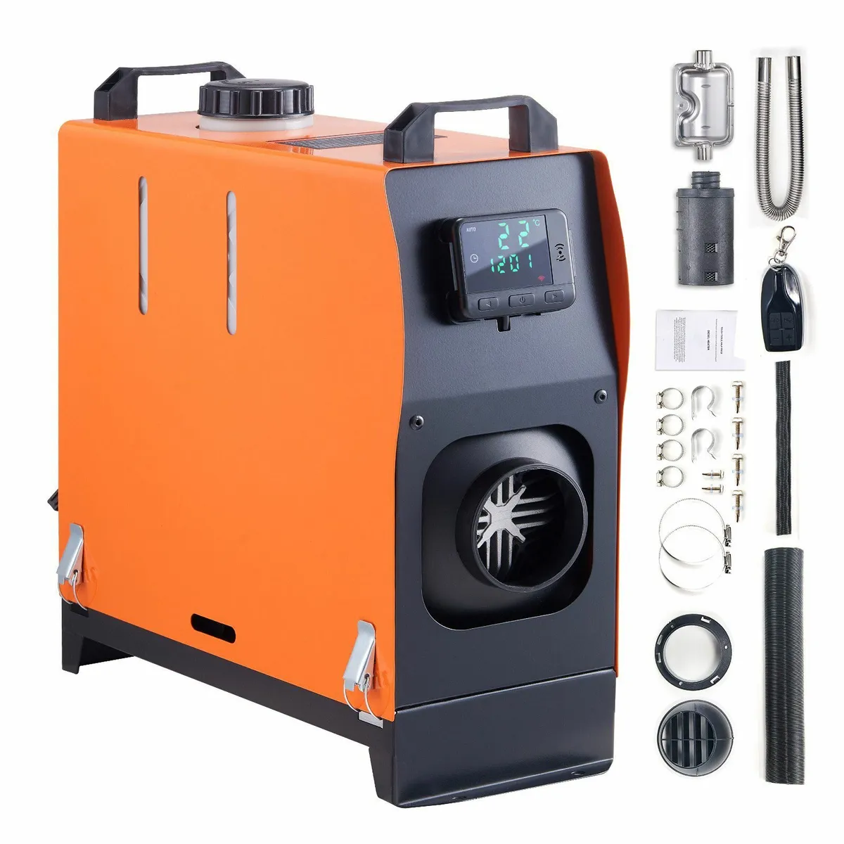 Diesel Air Heater All-in-one 12V 5KW LCD Remote Ct - Image 1