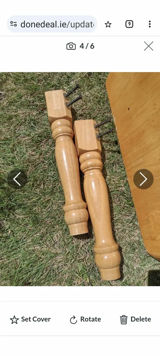 Heavy solid Oak table top or coffee table - Image 3