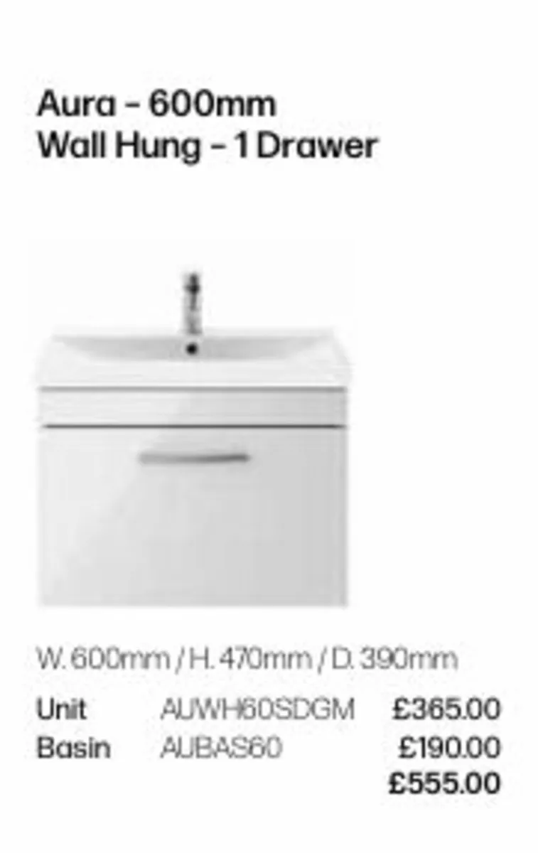 BATHROOM UNIT (INCLUDING BASIN) - Image 2