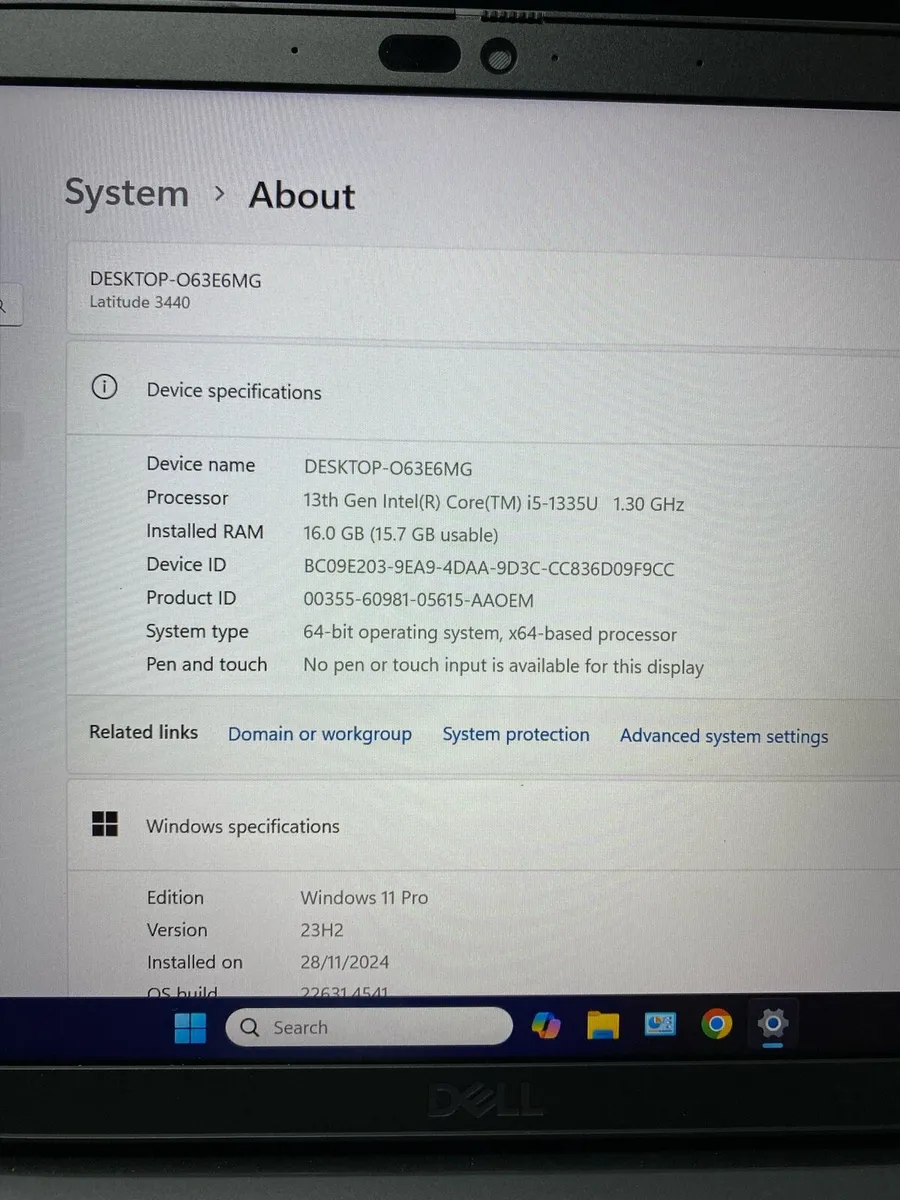 Dell i5 pro 13gen 16-255 win 11 pro - Image 3