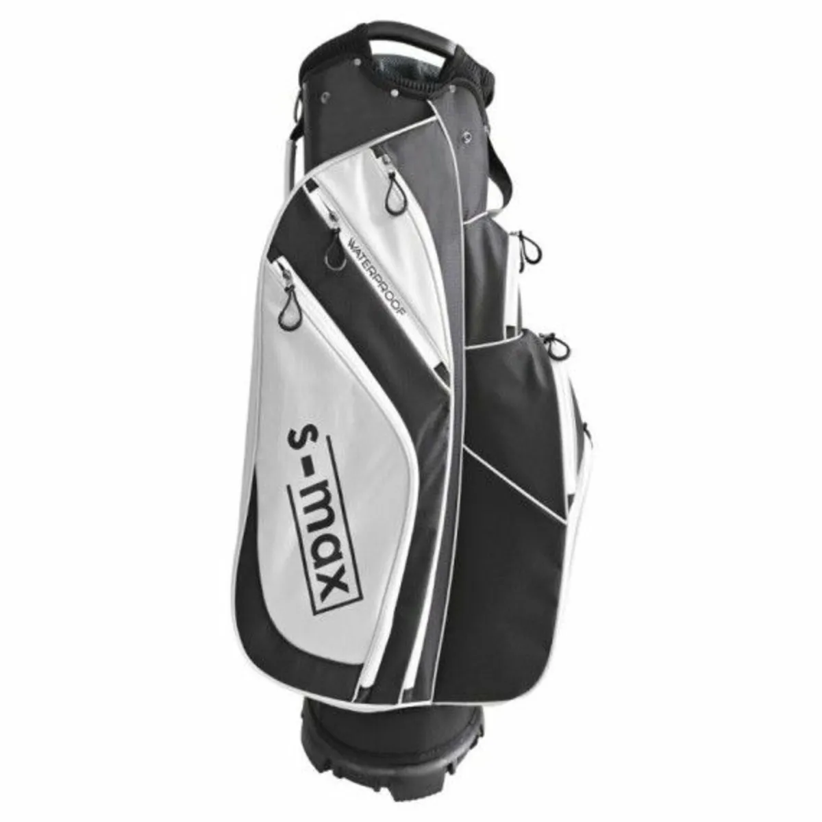 Skymax Deluxe Cart Bag - Black/Grey/White Trim - Image 2