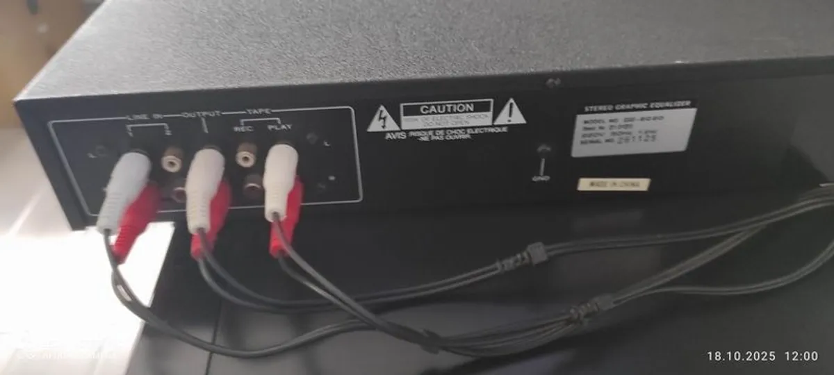 Mega-RAR  !!!  Amazing Monacor GE-2020 2 x 10 Band Graphic Equalizer Analyzer - Vintage - Image 2