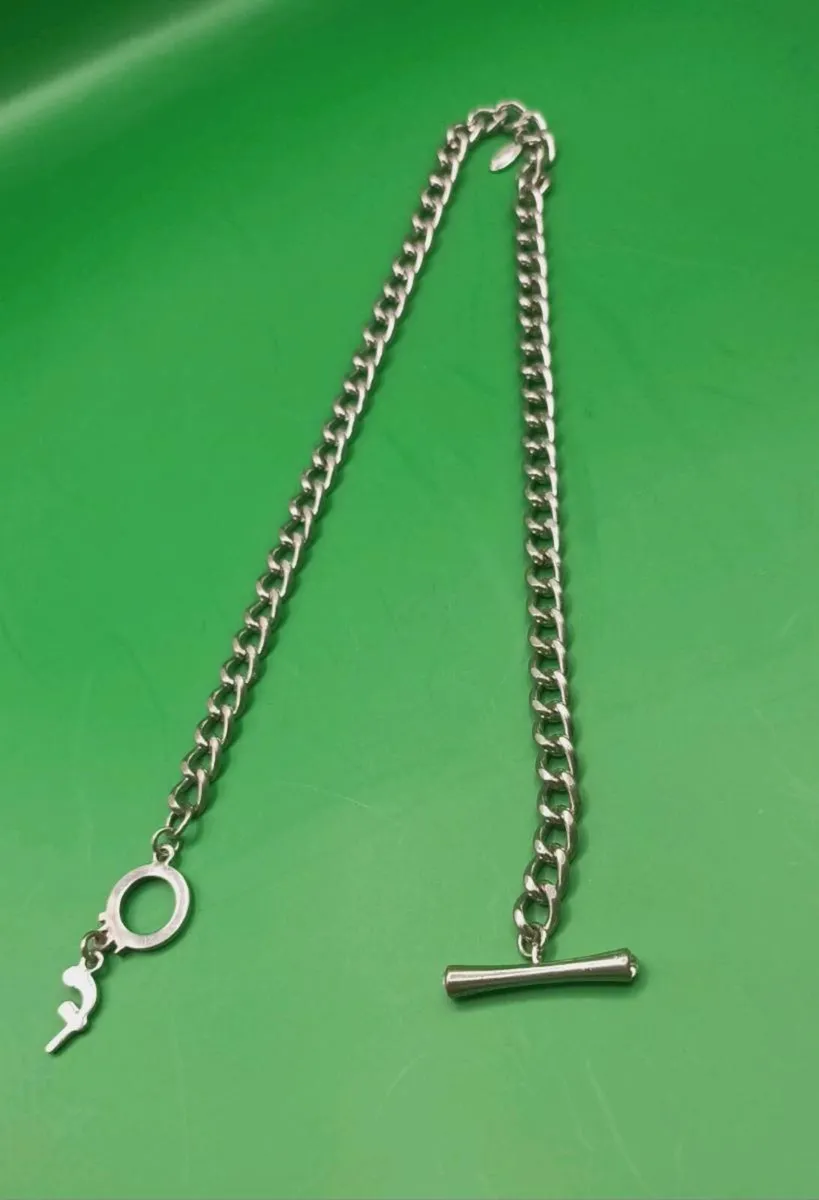 White metal Albert chain,  D18, post 6e - Image 1
