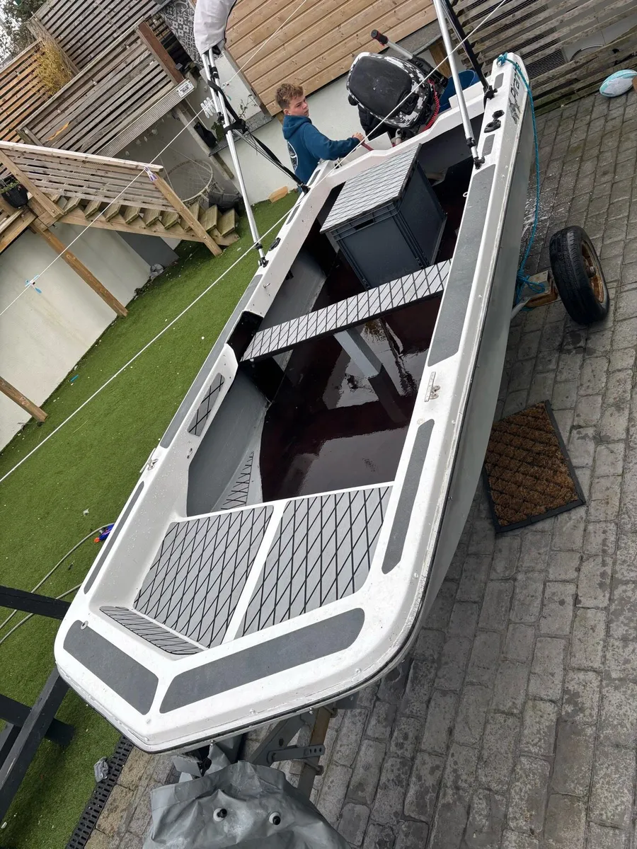 Dory Boat 13ft 9.8 outboard - Image 1