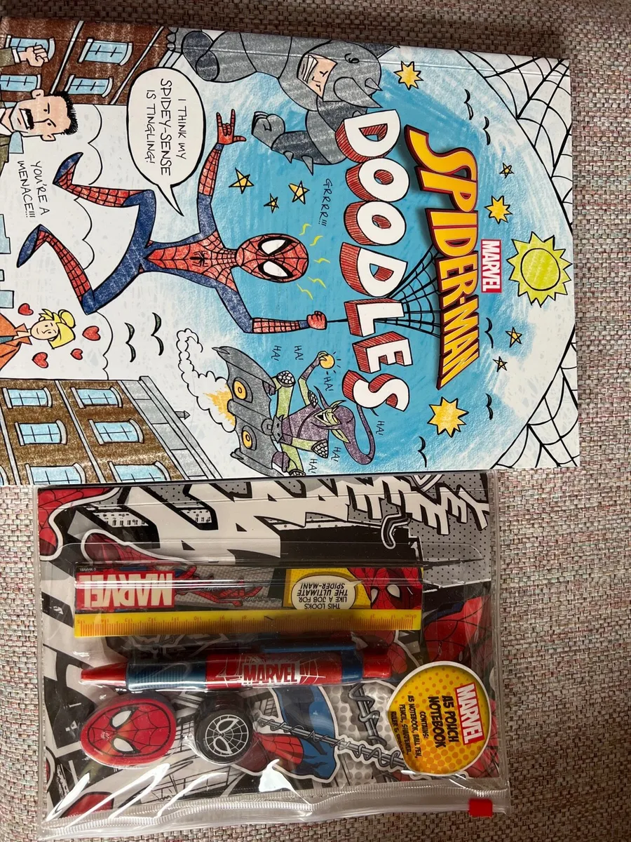 Spiderman stationary set and activity book. Unused - Image 1