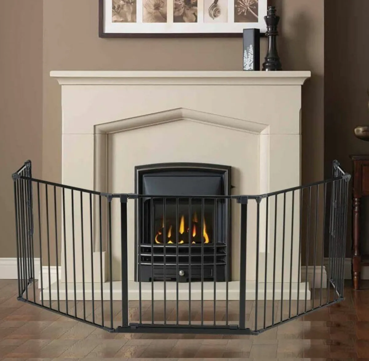 BabyDan Configure Flex XL Hearth Gate Black Firepl - Image 1